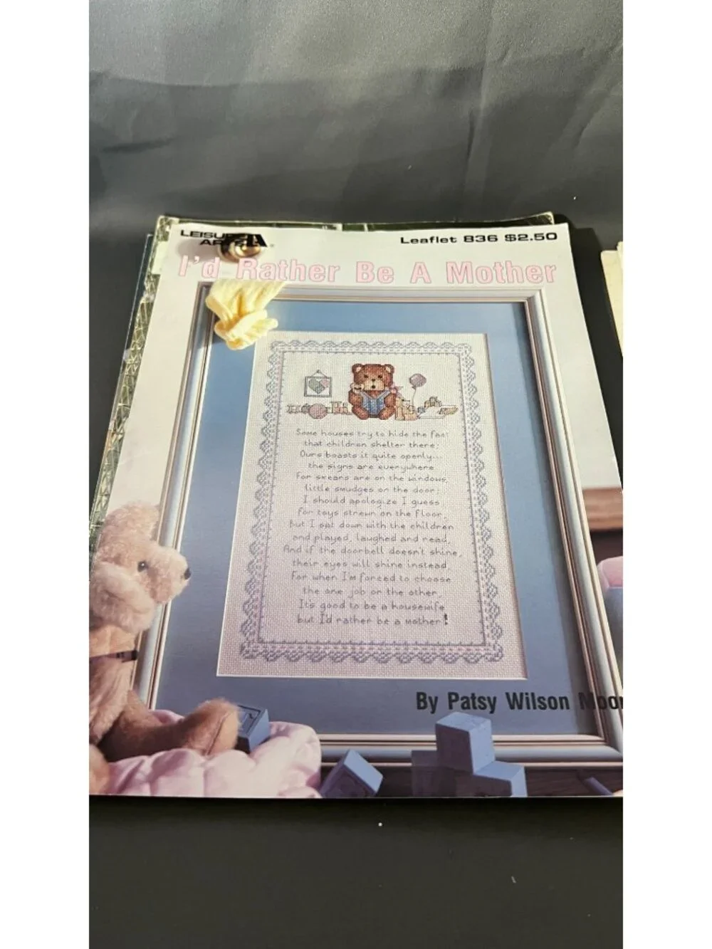 Vintage Cross-Stitch Leaflets Bundle Canterbury Designs Baby Patterns